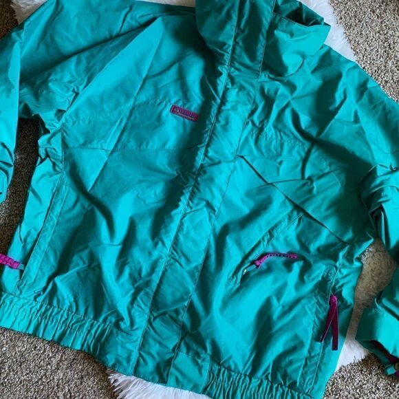 Columbia Vintage Whirlibird Coat Womens Size XL Teal‎ - Picture 5 of 15